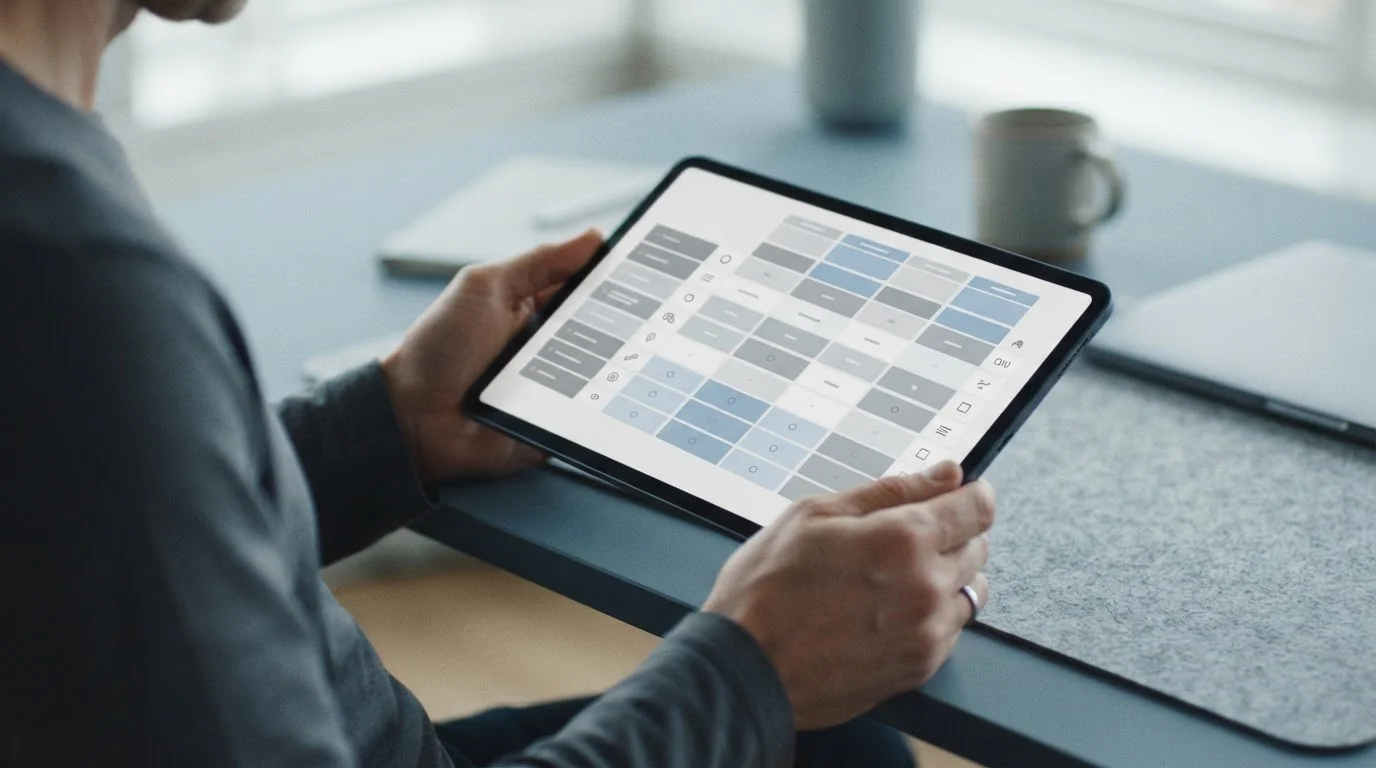 Vergleichsanalyse verschiedener Buchmacher auf Tablet-Bildschirm