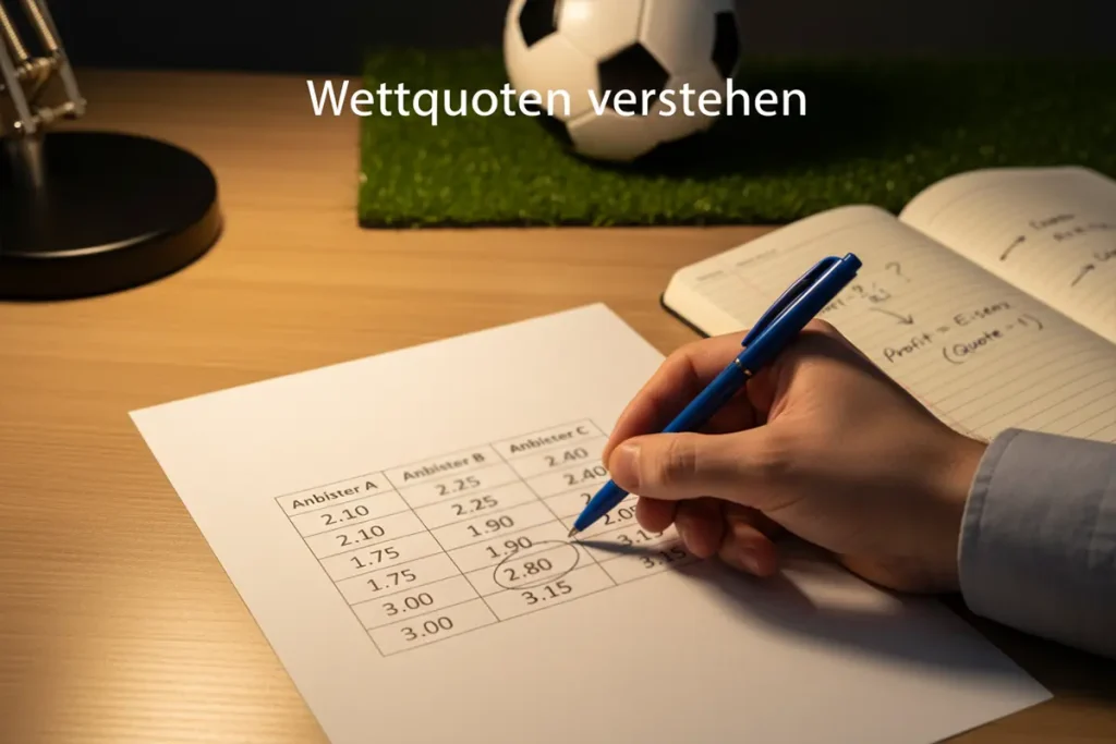 Wettquoten verstehen – Berechnung, Vergleich und Analyse erklärt